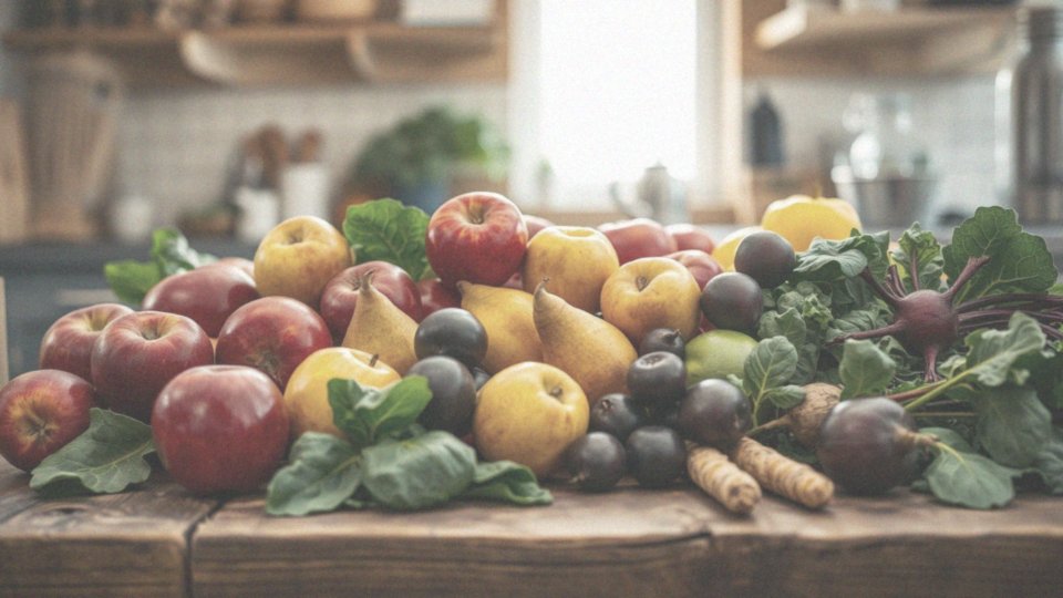 Jakie są zalecenia dotyczące sezonowych warzyw i owoców w diecie 1300 kcal?