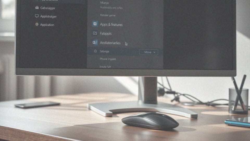 Jak korzystać z ustawień systemu Windows do przeniesienia aplikacji?