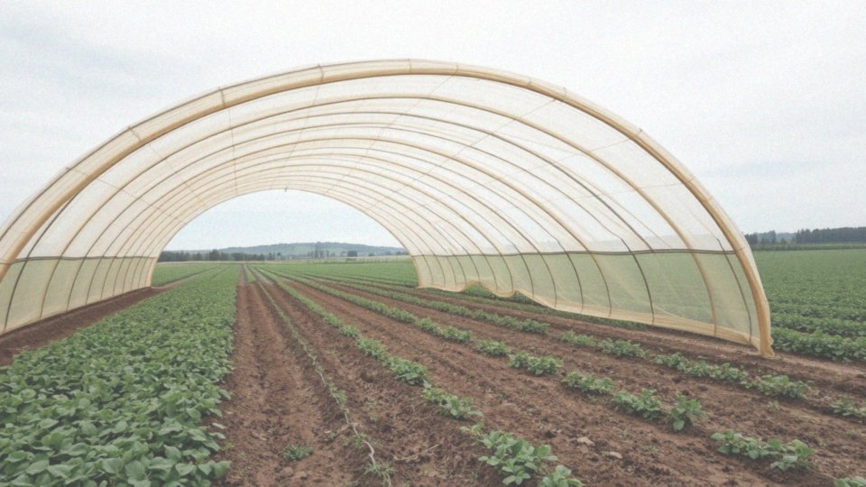 Jakie są zalety stosowania siatek sznurkowych na tunel foliowy?