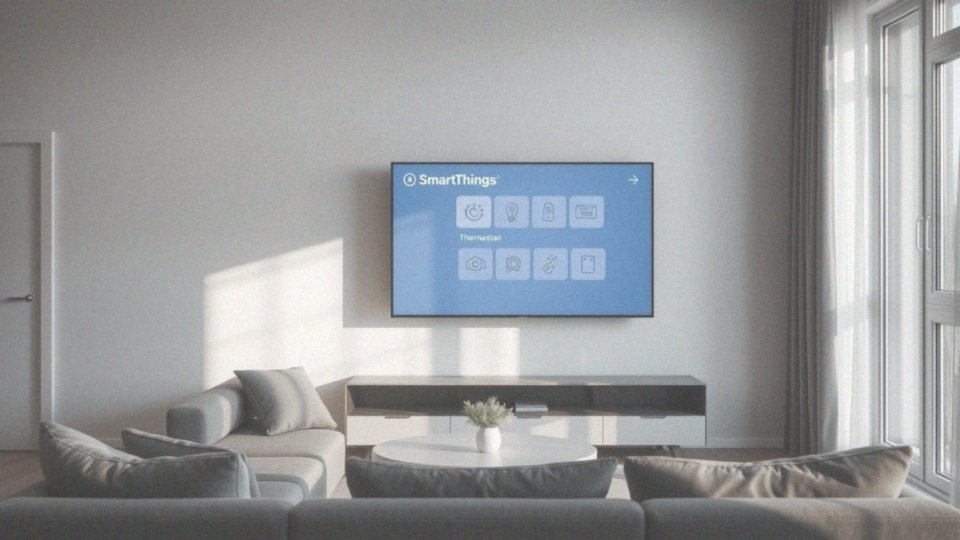 Jakie funkcje oferują aplikacje SmartThings na telewizorze?