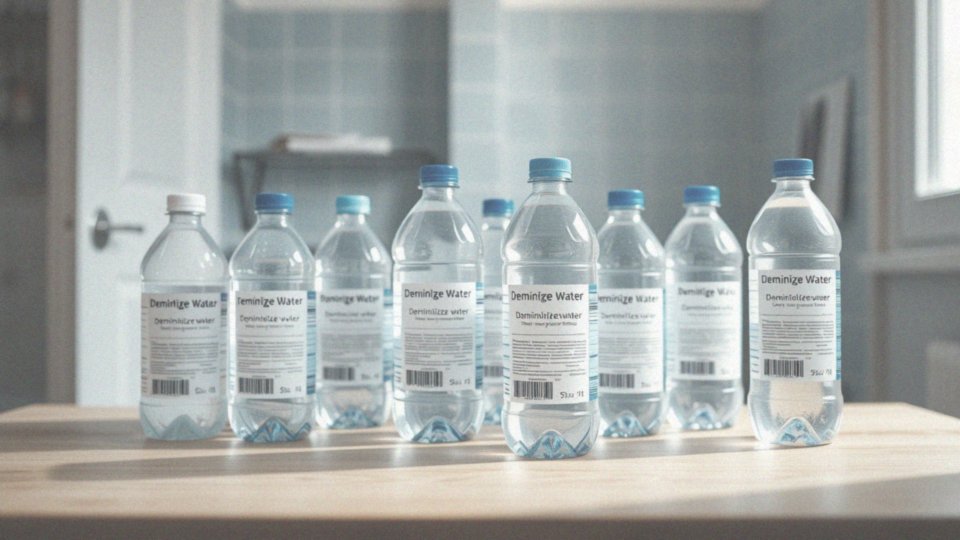 Jakie są rodzaje wody demineralizowanej dostępne na rynku?